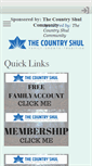 Mobile Screenshot of countryshul.org
